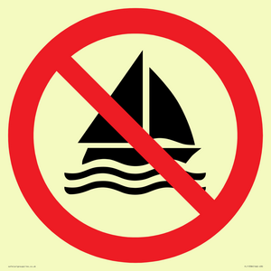 Prohibition: No sailing